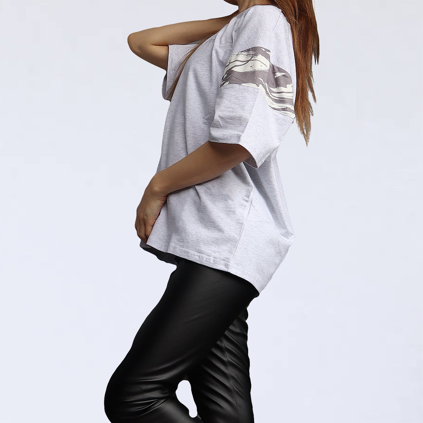BIG T-SHIRT volkh wolfink ~whitegray~