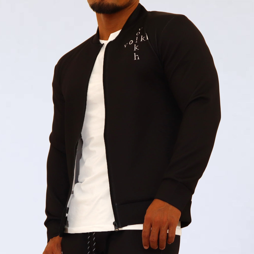 volkh LOGO ZIP-UP TRACK JACKET ~BLACK~