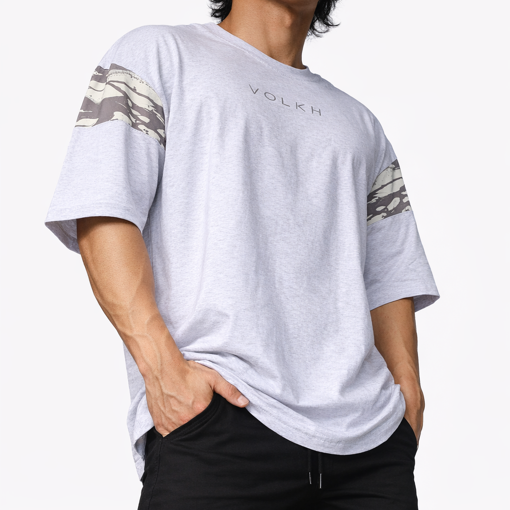 BIG T-SHIRT　volkh　wolfink ～whitegray～