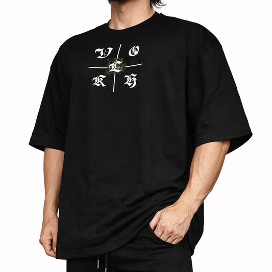 BIG T-SHIRT　volkh　wolfcross ～black～