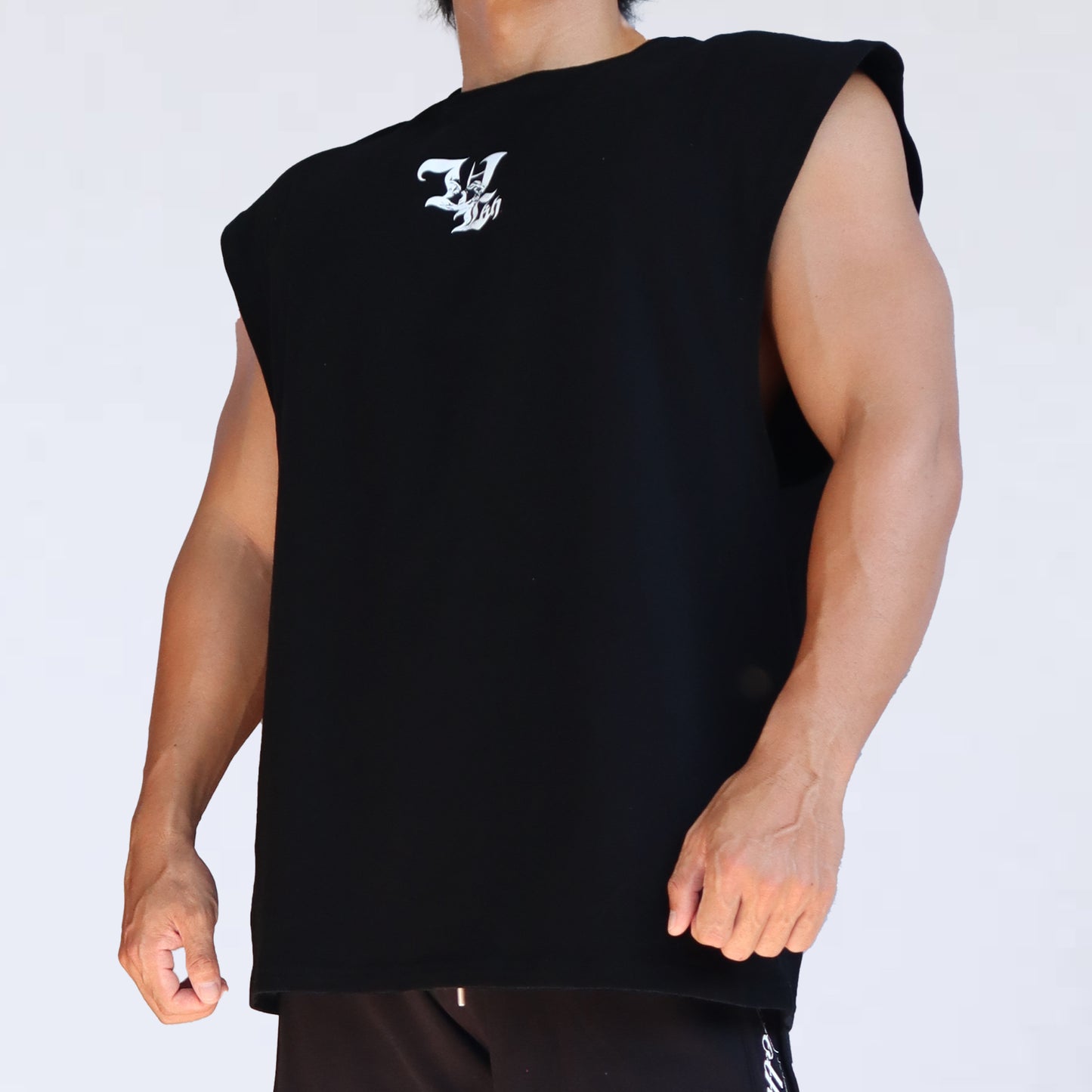 NO SLEEVE VOLKH BACK timewolf SHIRT ～BLACK～