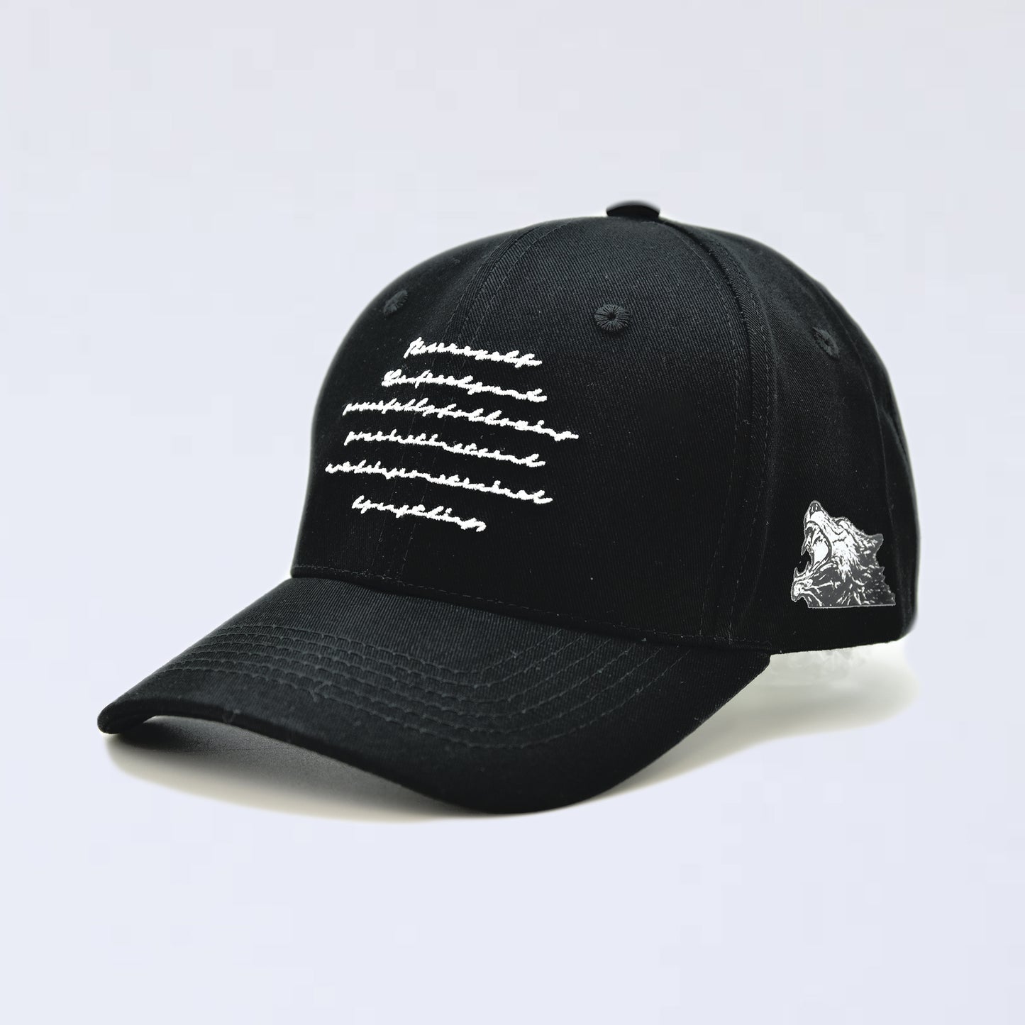 VOLKH  CAP　～ cursive type black ～