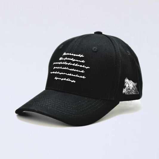 VOLKH  CAP　～ cursive type black ～