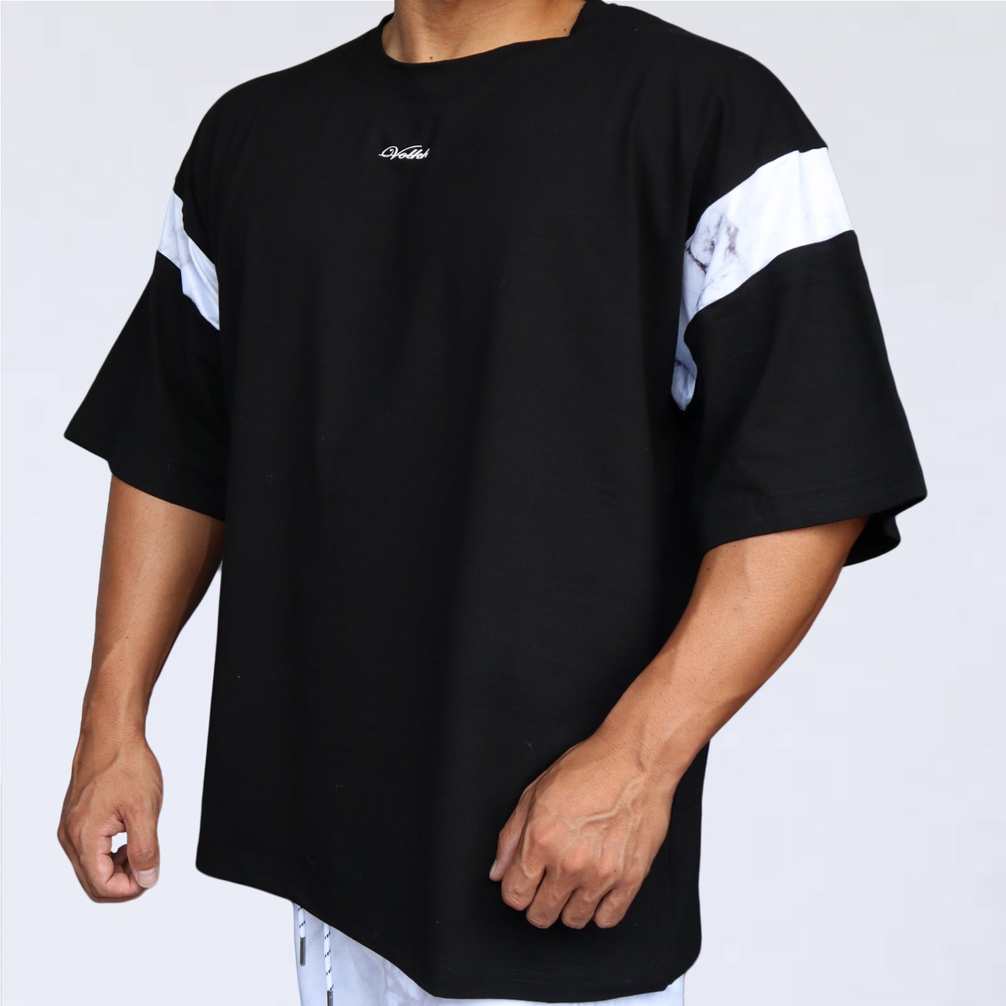 BIG T-SHIRT　volkh　MARBLE LINE ～BLACK～
