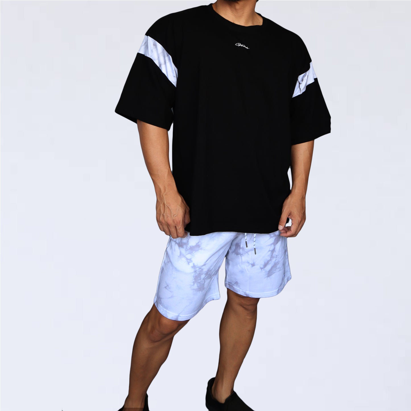 BIG T-SHIRT　volkh　MARBLE LINE ～BLACK～
