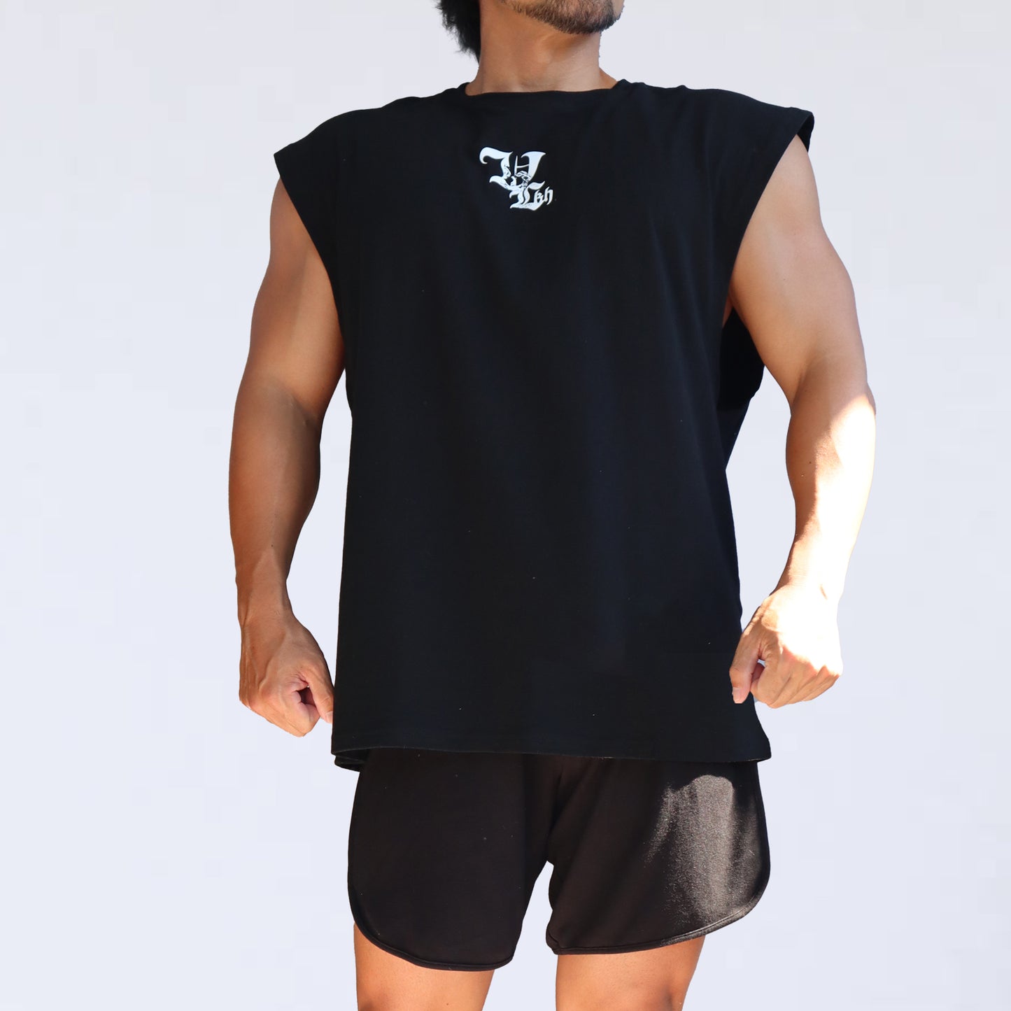 NO SLEEVE VOLKH BACK timewolf SHIRT ～BLACK～