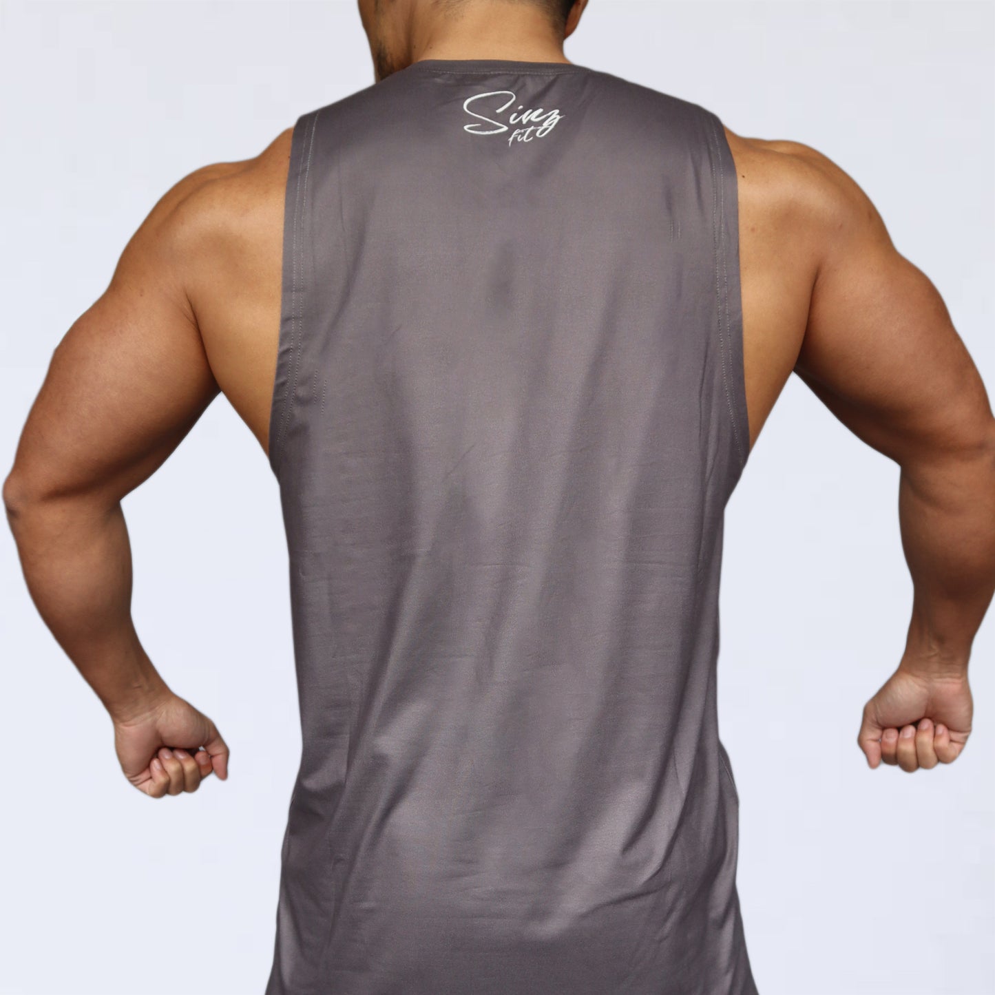 NO SLEEVE BIG VOLKH LOGO SHIRT ～Davy's Gray～