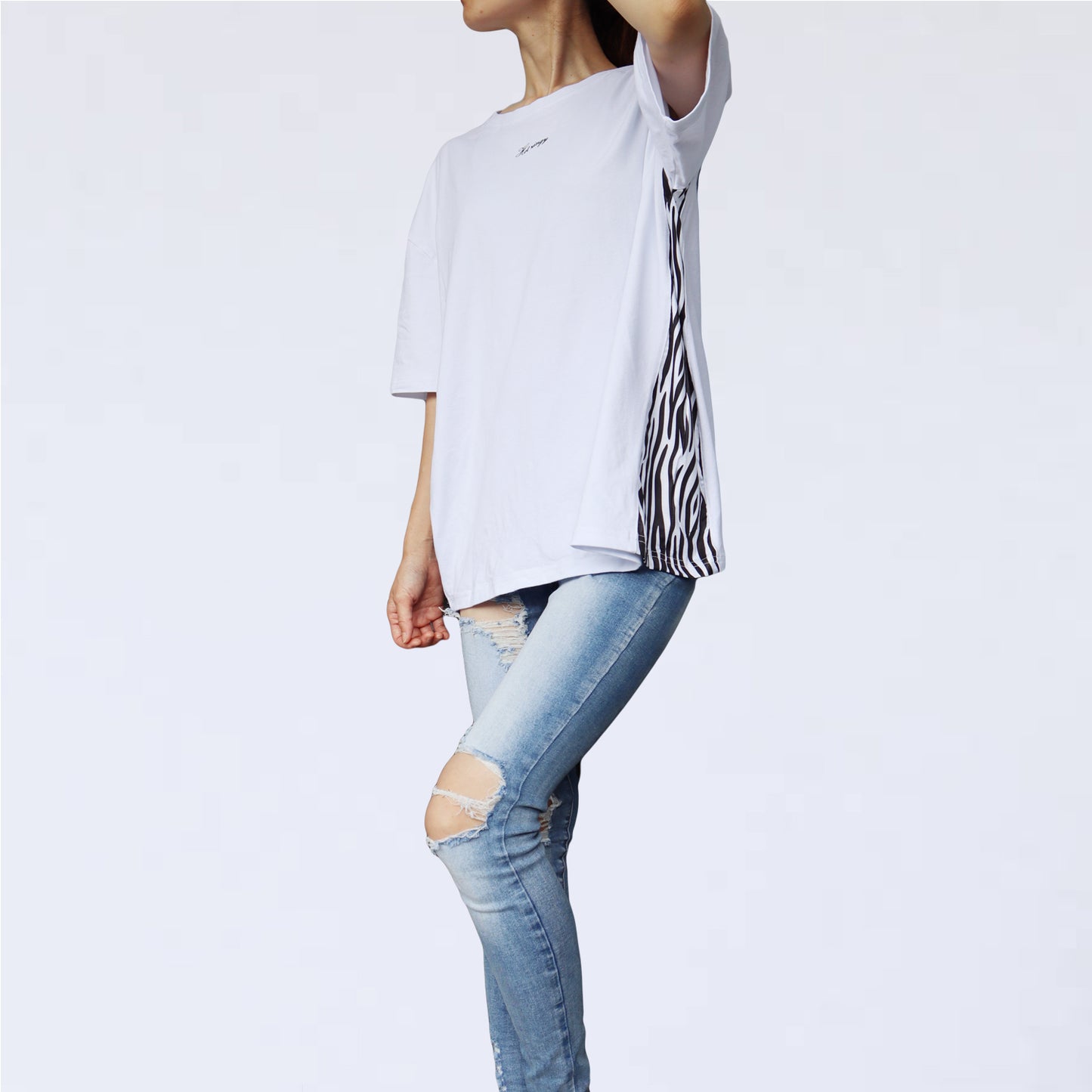 T-SHIRT Hz WHITE sidy ZEB