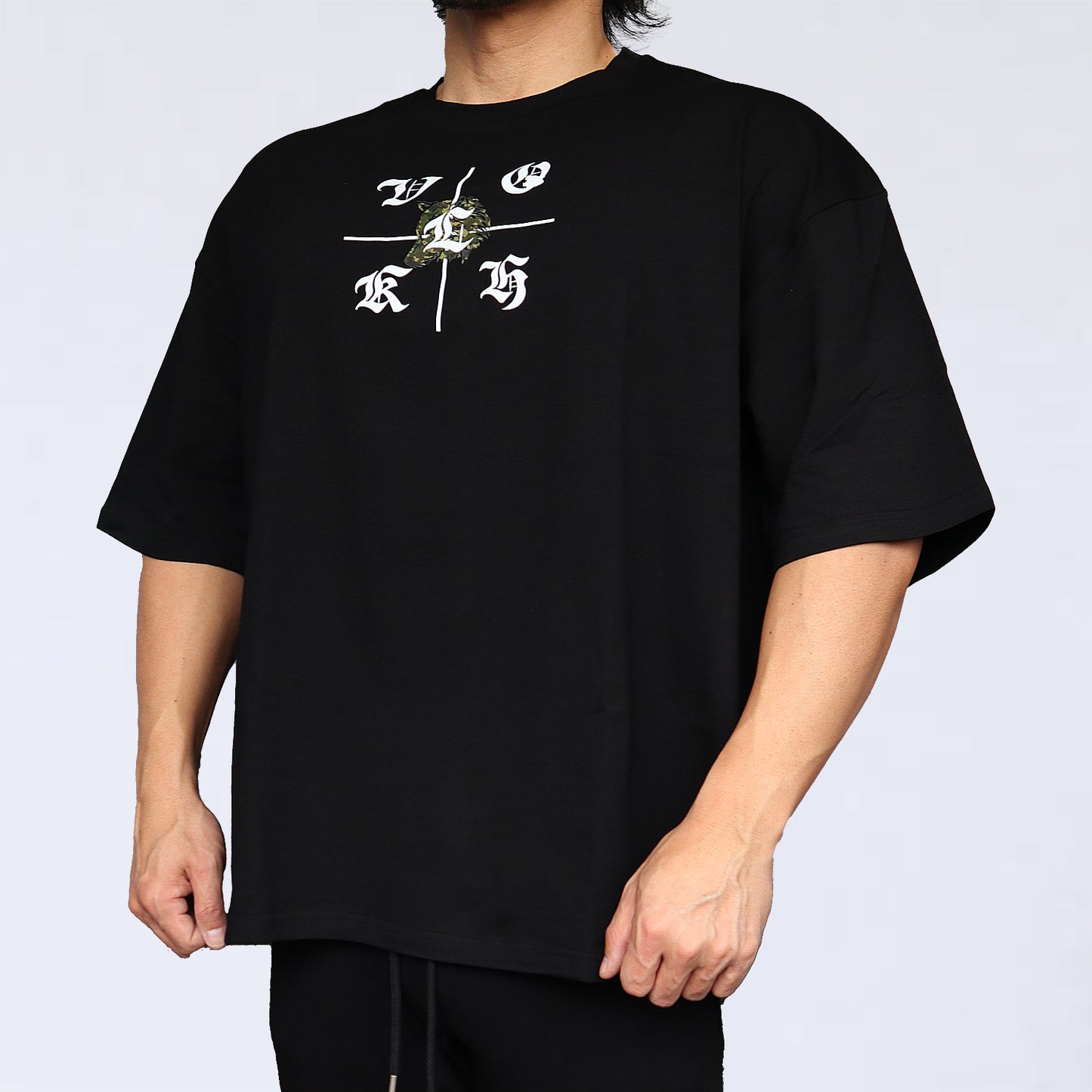 BIG T-SHIRT　volkh　wolfcross ～black～