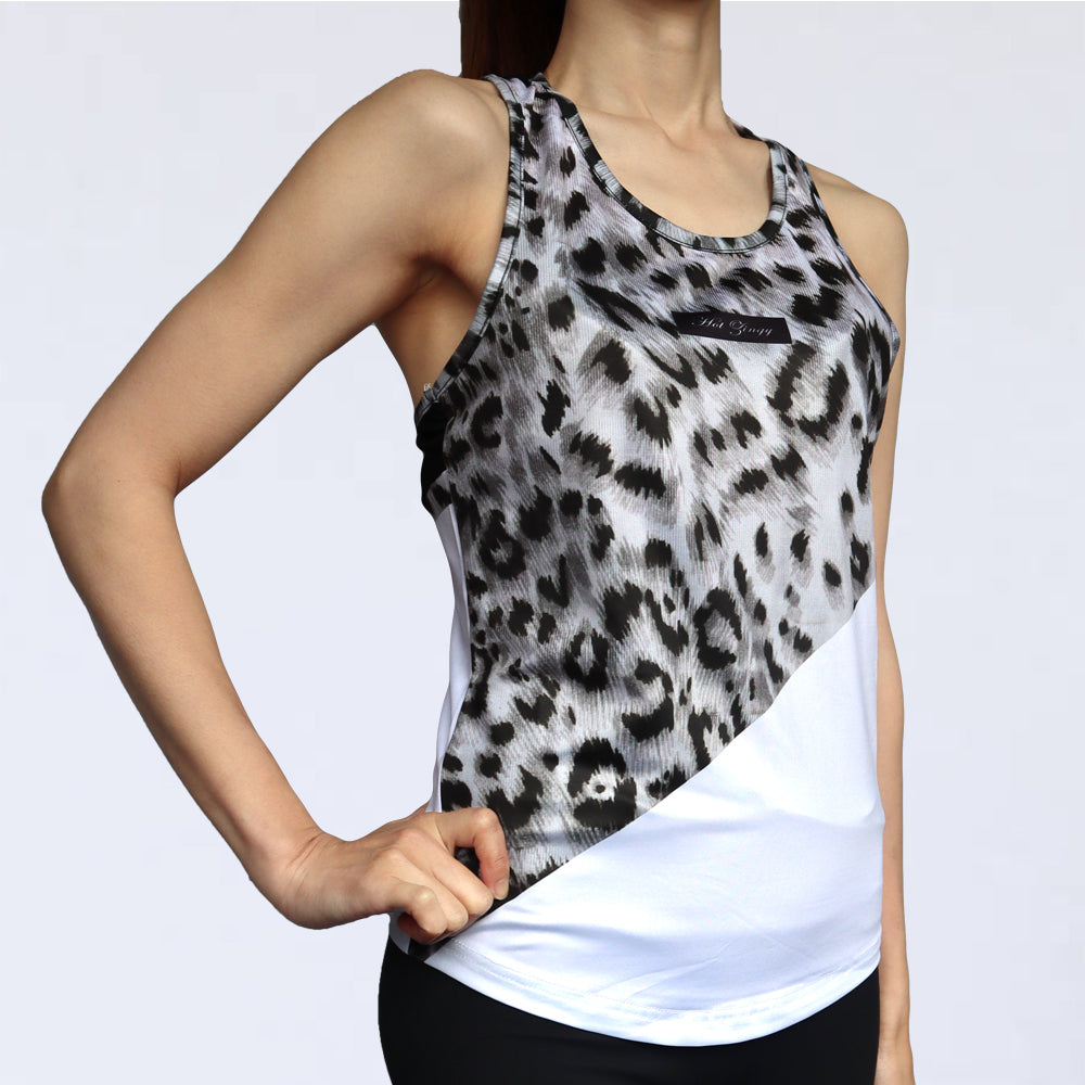 Tank top Hz ～ White leopard ～
