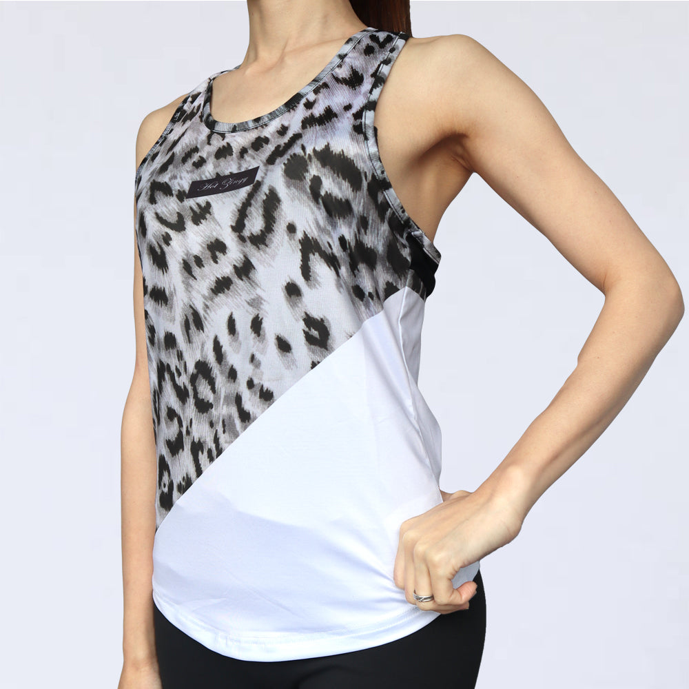 Tank top Hz ～ White leopard ～