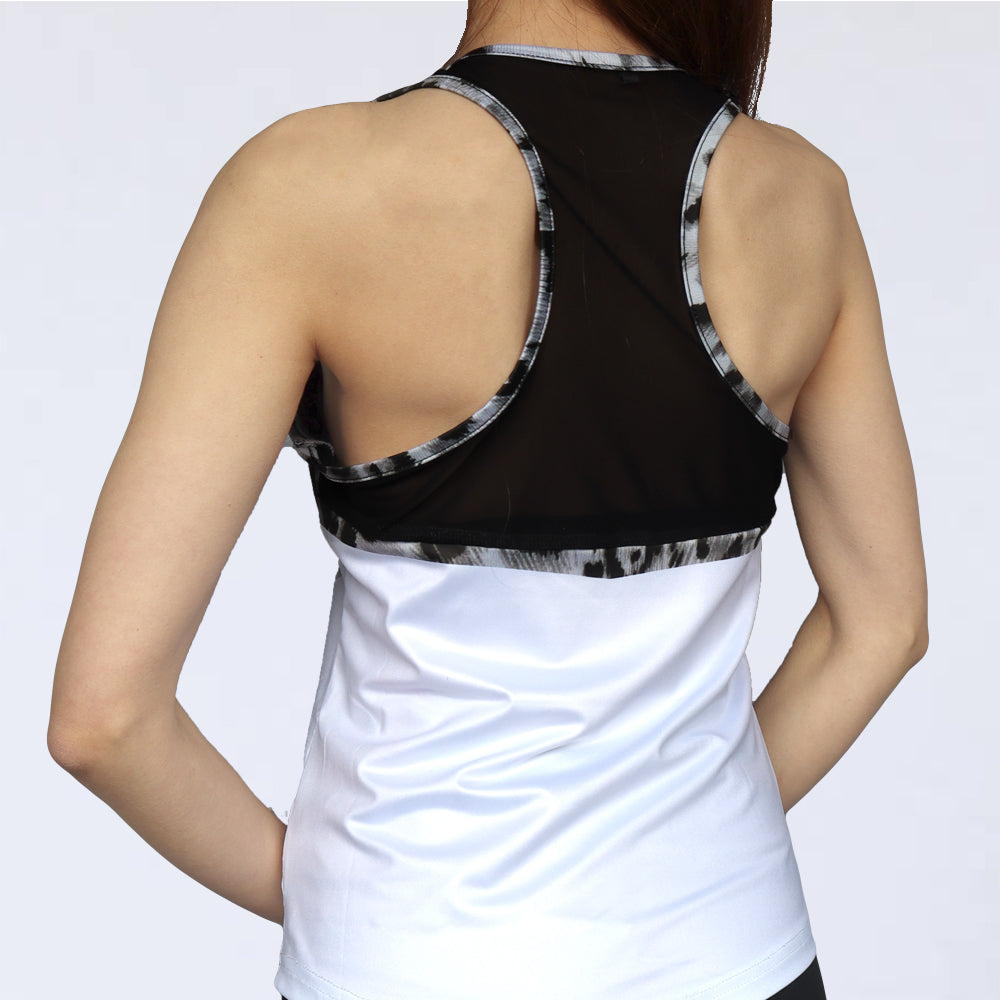 Tank top Hz ～ White leopard ～