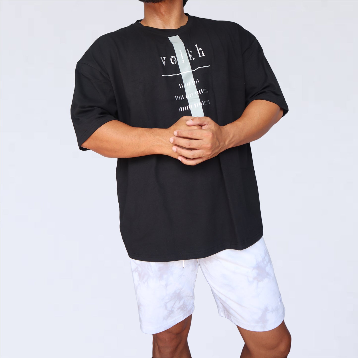 BIG T-SHIRT　volkh　SLIM LINE BLACK