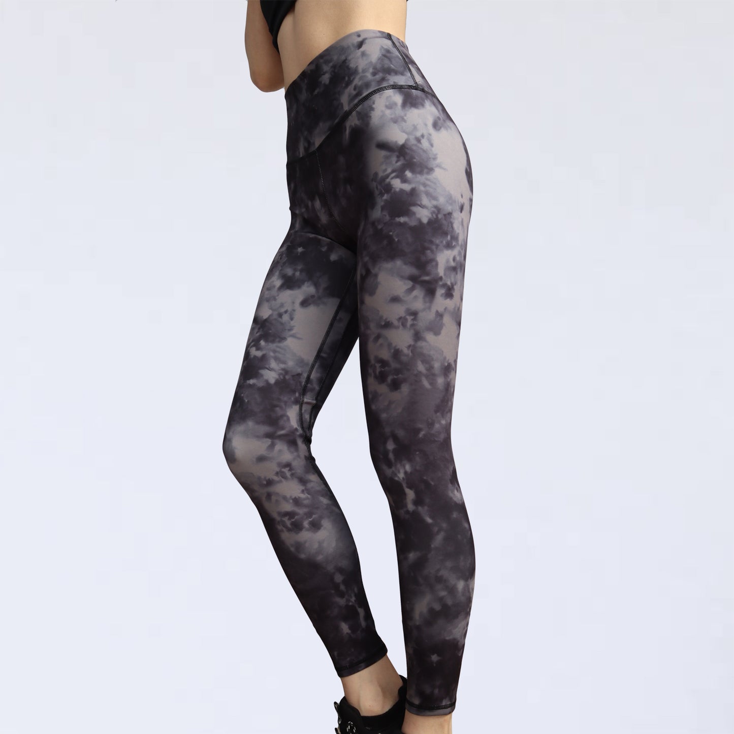 Yoga wear leggings　　　～ Marble Gray ～