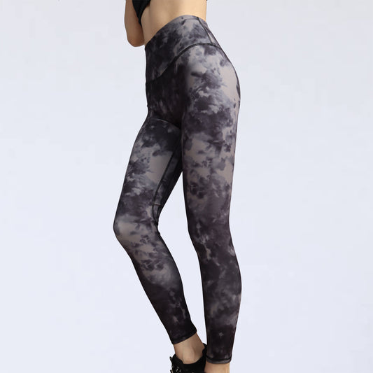 Yoga wear leggings　　　～ Marble Gray ～