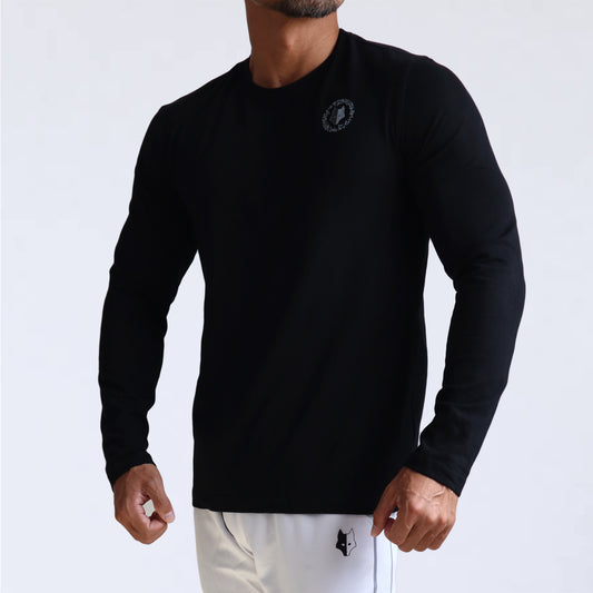 SINZ SNAKE LONG SLEEVE SHIRT (BLACK)