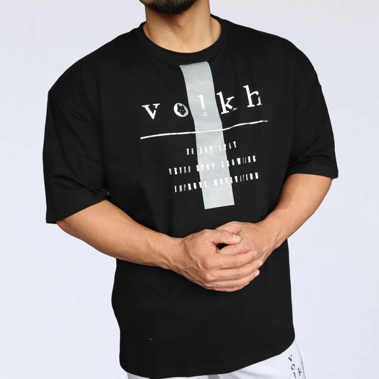 BIG T-SHIRT　volkh　LINE BLACK