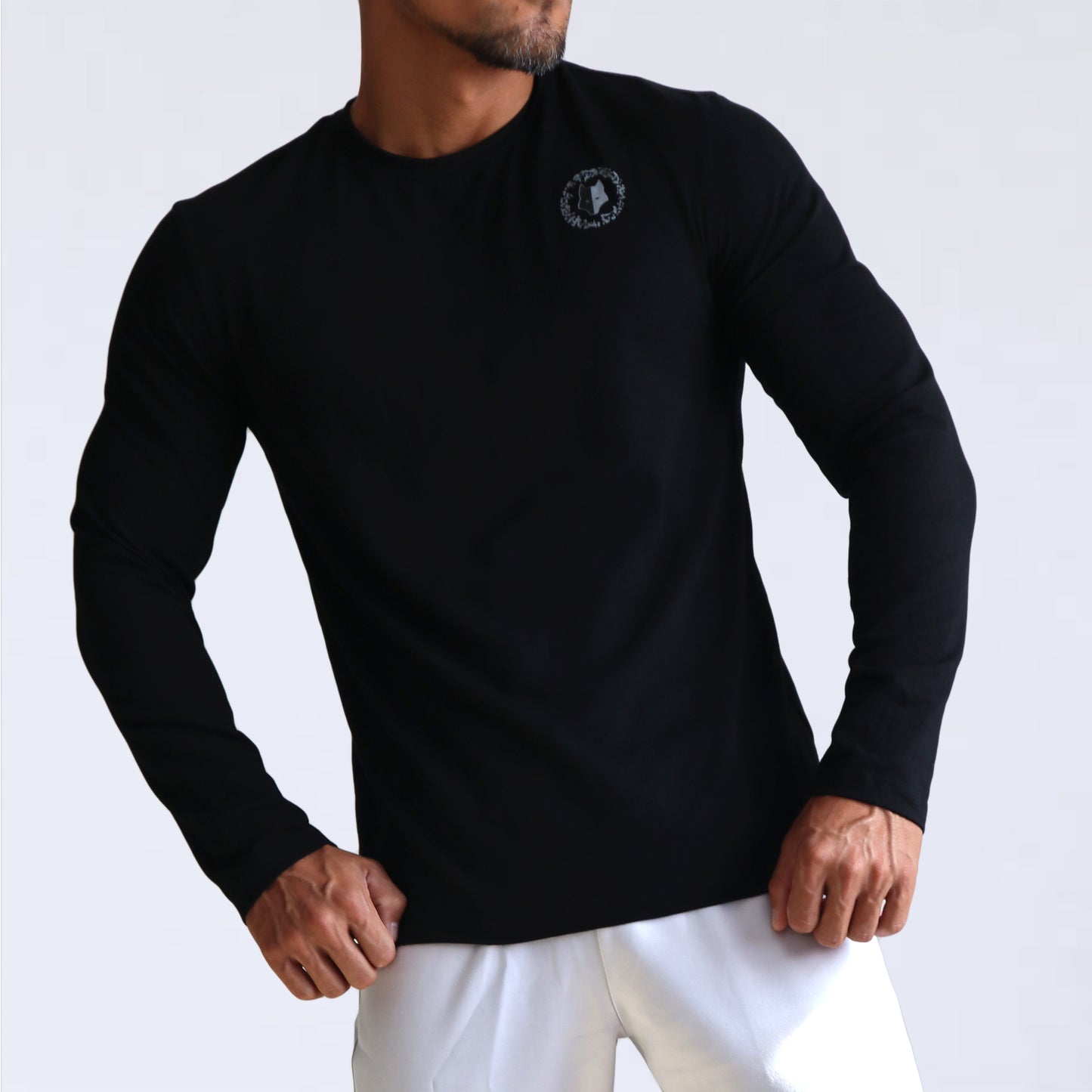 SINZ SNAKE LONG SLEEVE SHIRT (BLACK)