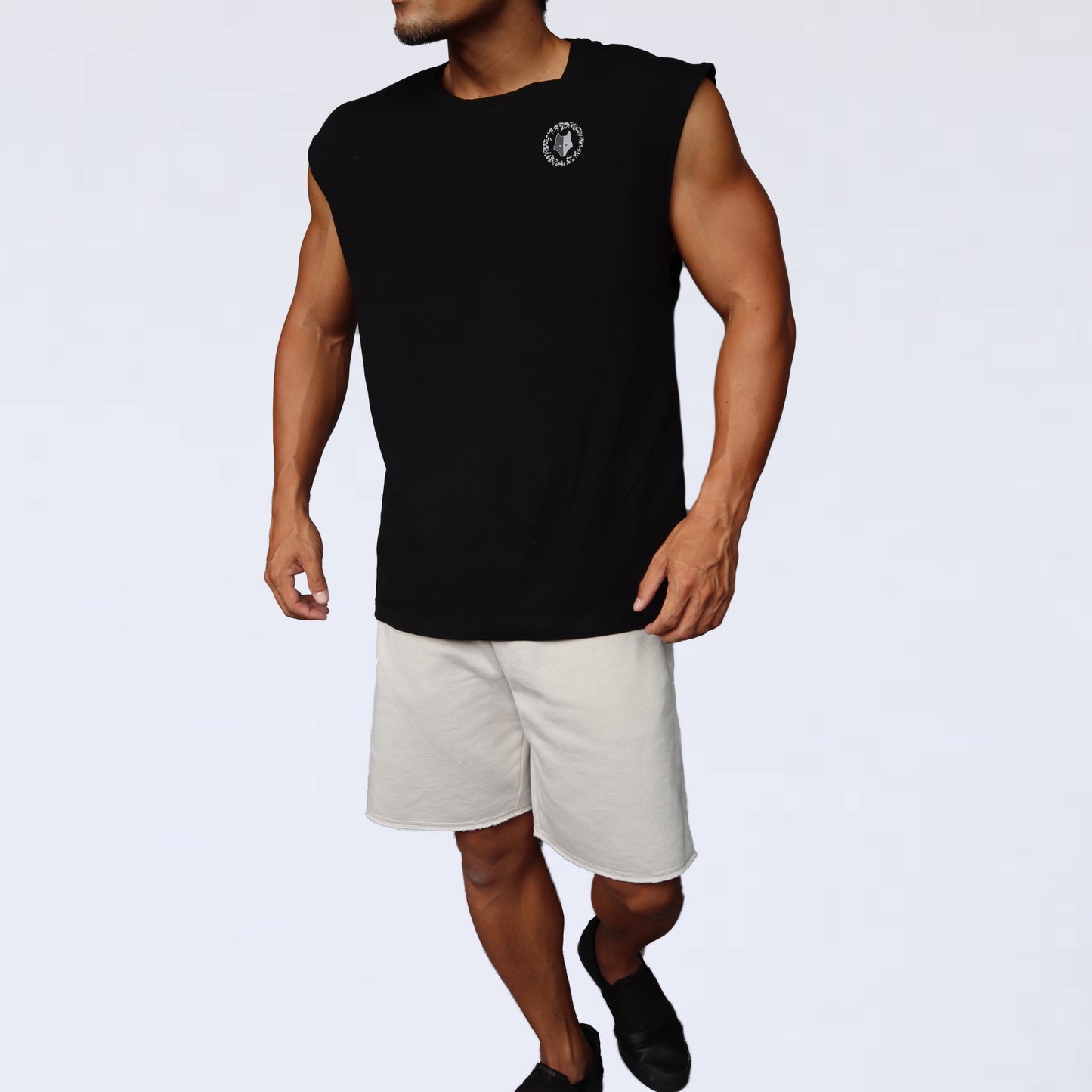 SINZ SNAKE NO SLEEVE SHIRT （BLACK)
