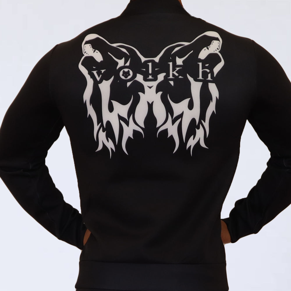 volkh LOGO ZIP-UP TRACK JACKET　～BLACK～