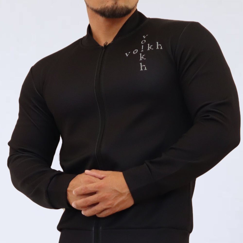 volkh LOGO ZIP-UP TRACK JACKET　～BLACK～