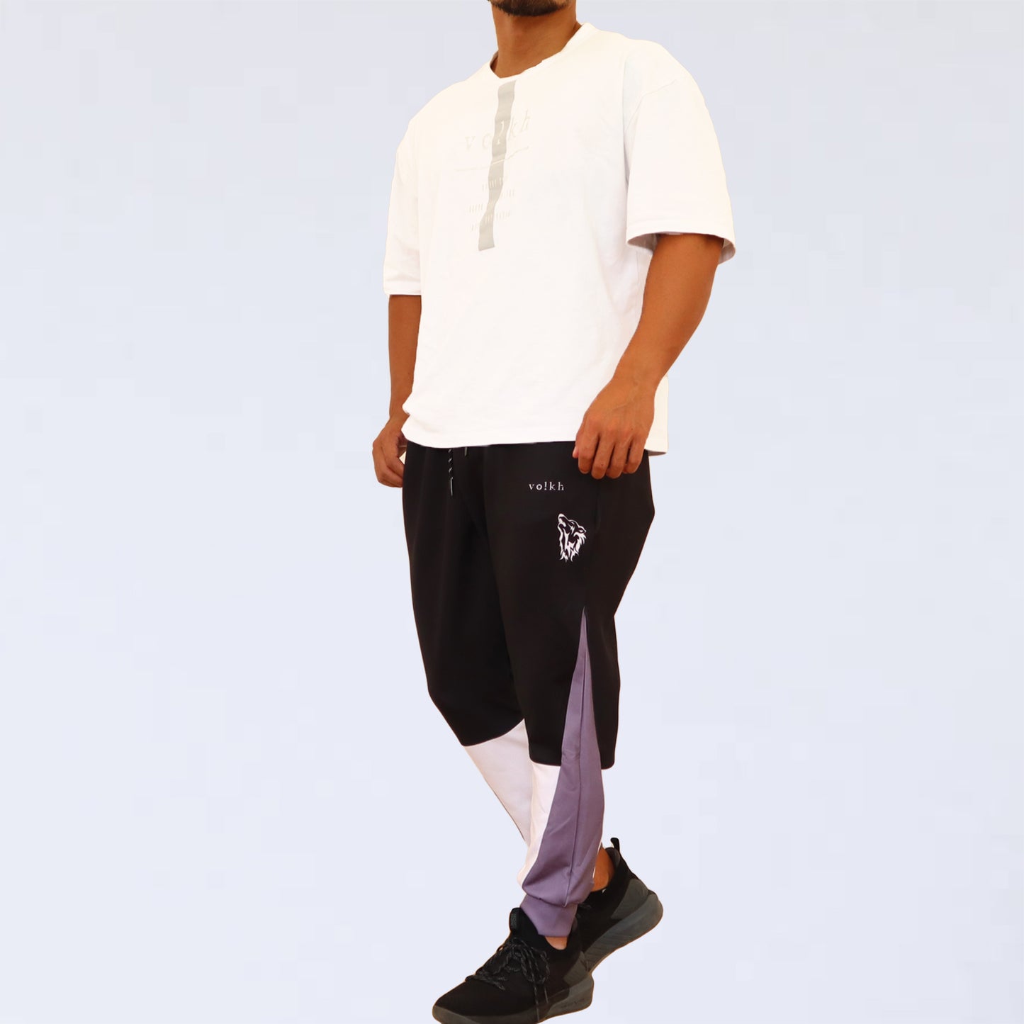 JOGGER PANTS WIDE volkh ~WBG BLACK～