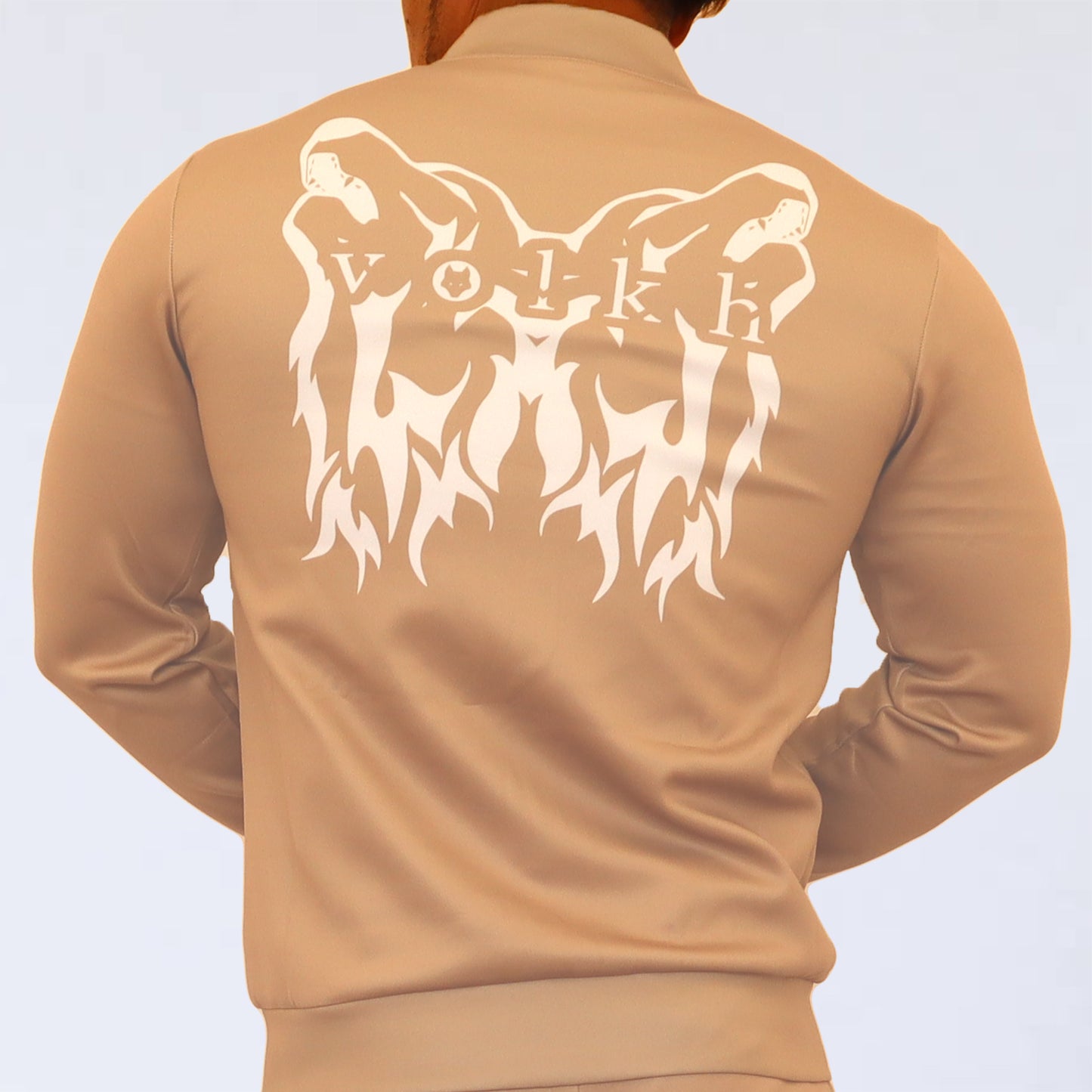 volkh LOGO ZIP-UP TRACK JACKET　～BEIGE～