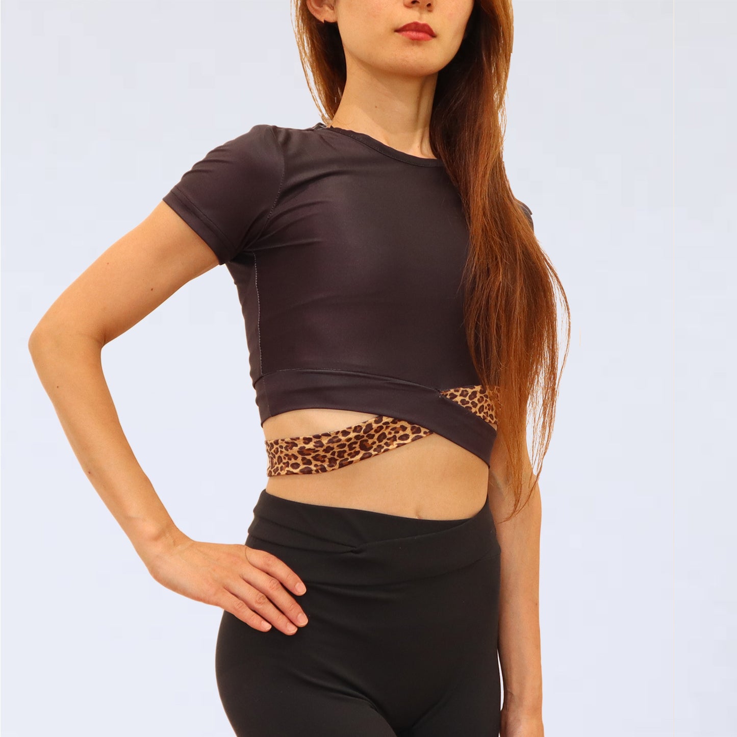 T-SHIRT Hz ～ Leopard-line black ～