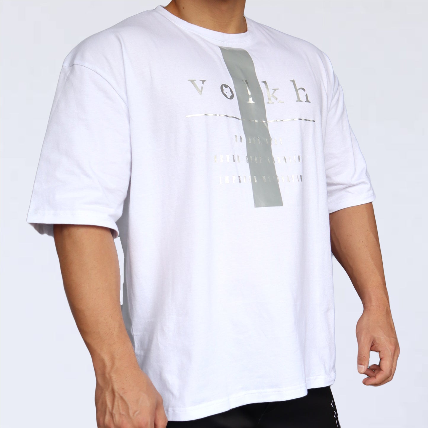 BIG T-SHIRT　volkh　LINE WHITE