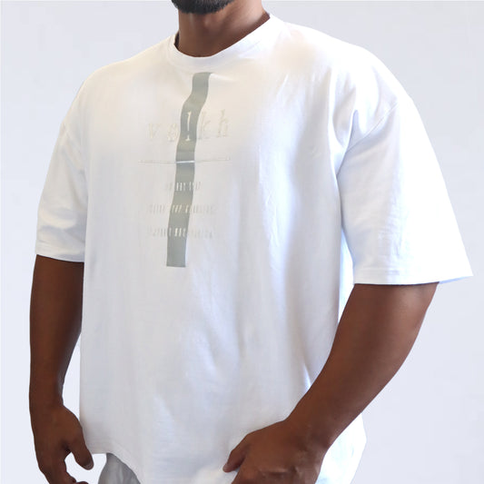 BIG T-SHIRT　volkh　SLIM LINE WHITE