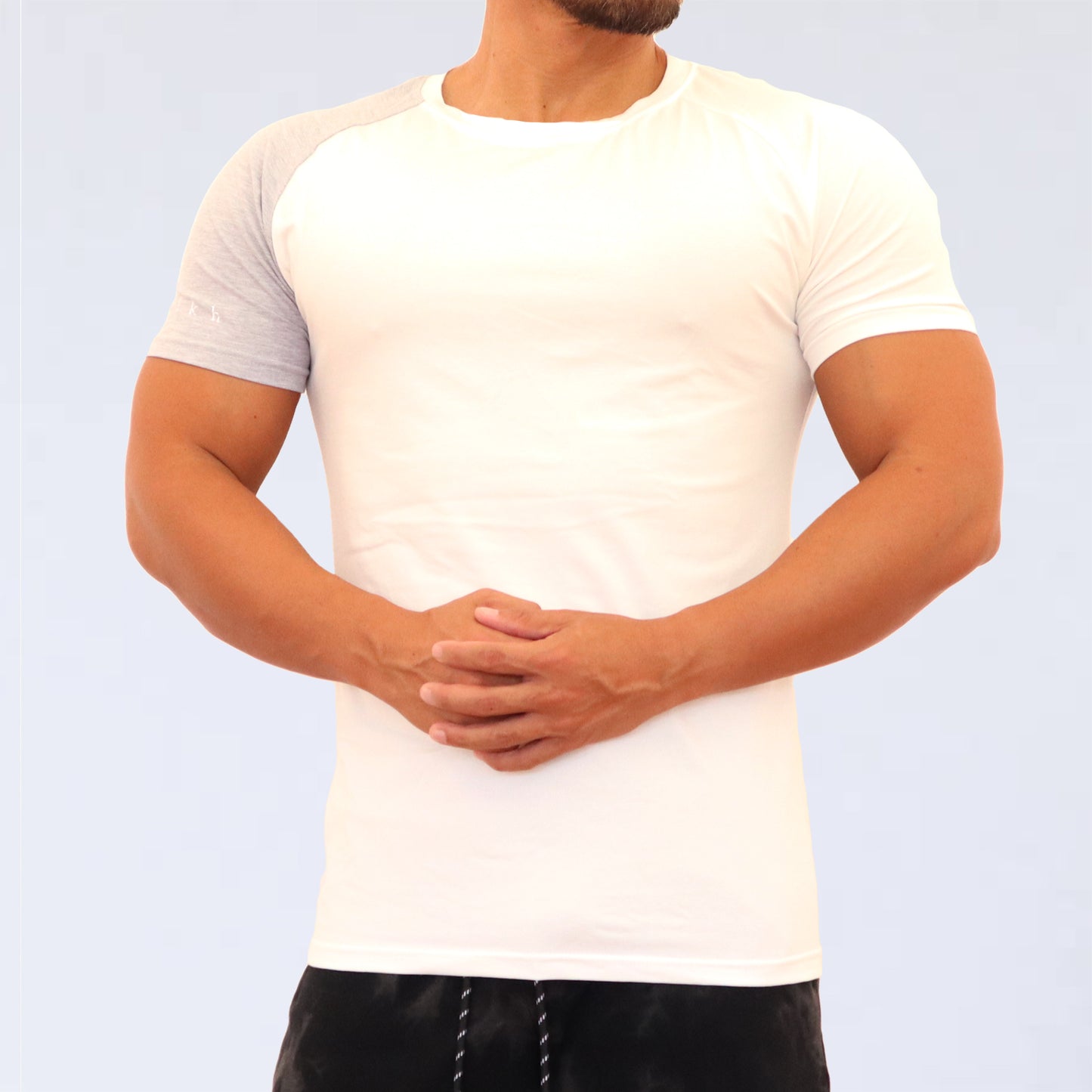 ONE SIDET-SHIRT　volkh　~WHITE×GRAY~
