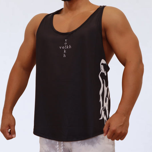 TANK TOP ～ 双狼 black～